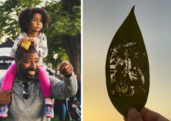 Picture On leaf