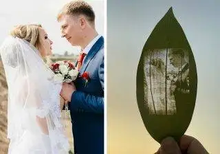 Picture On leaf